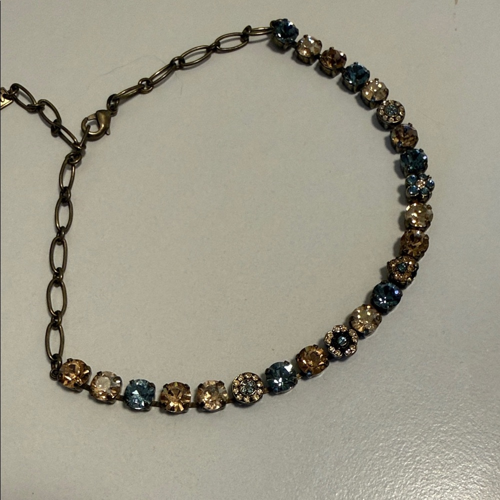 Elegant Multicolor Crystal Necklace